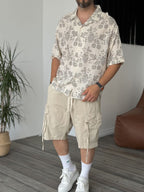 Internal Patterned Short Sleeve Shirt