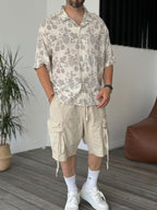 Internal Patterned Short Sleeve Shirt