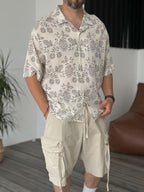 Internal Patterned Short Sleeve Shirt