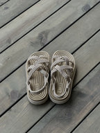 Wicker Flip Flops