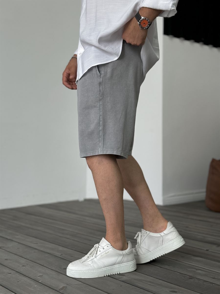 Washed Basic Shorts