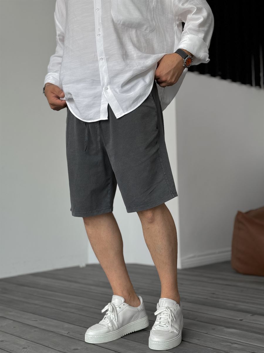 Washed Basic Shorts