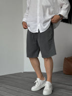 Washed Basic Shorts