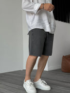Washed Basic Shorts