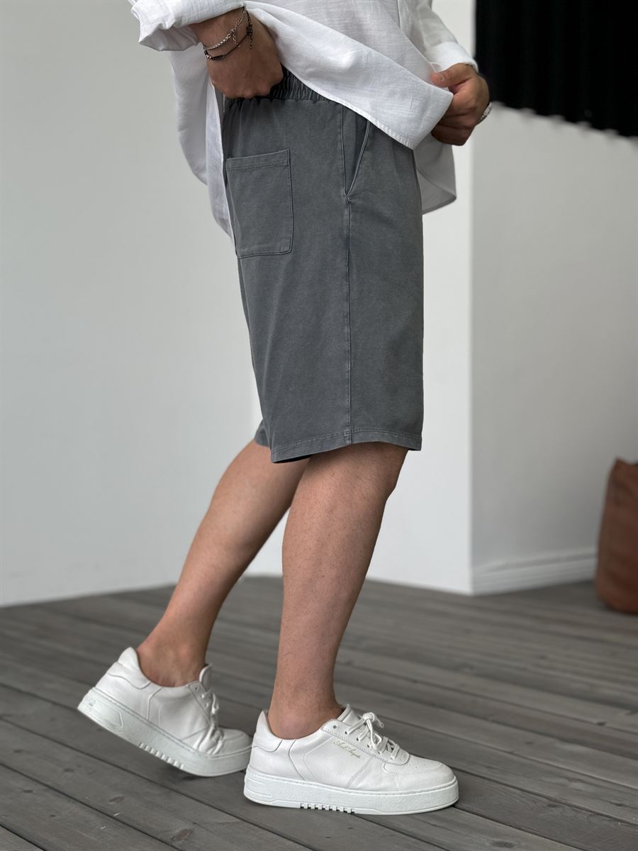 Washed Basic Shorts