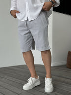 RS Embroidered Washed Shorts