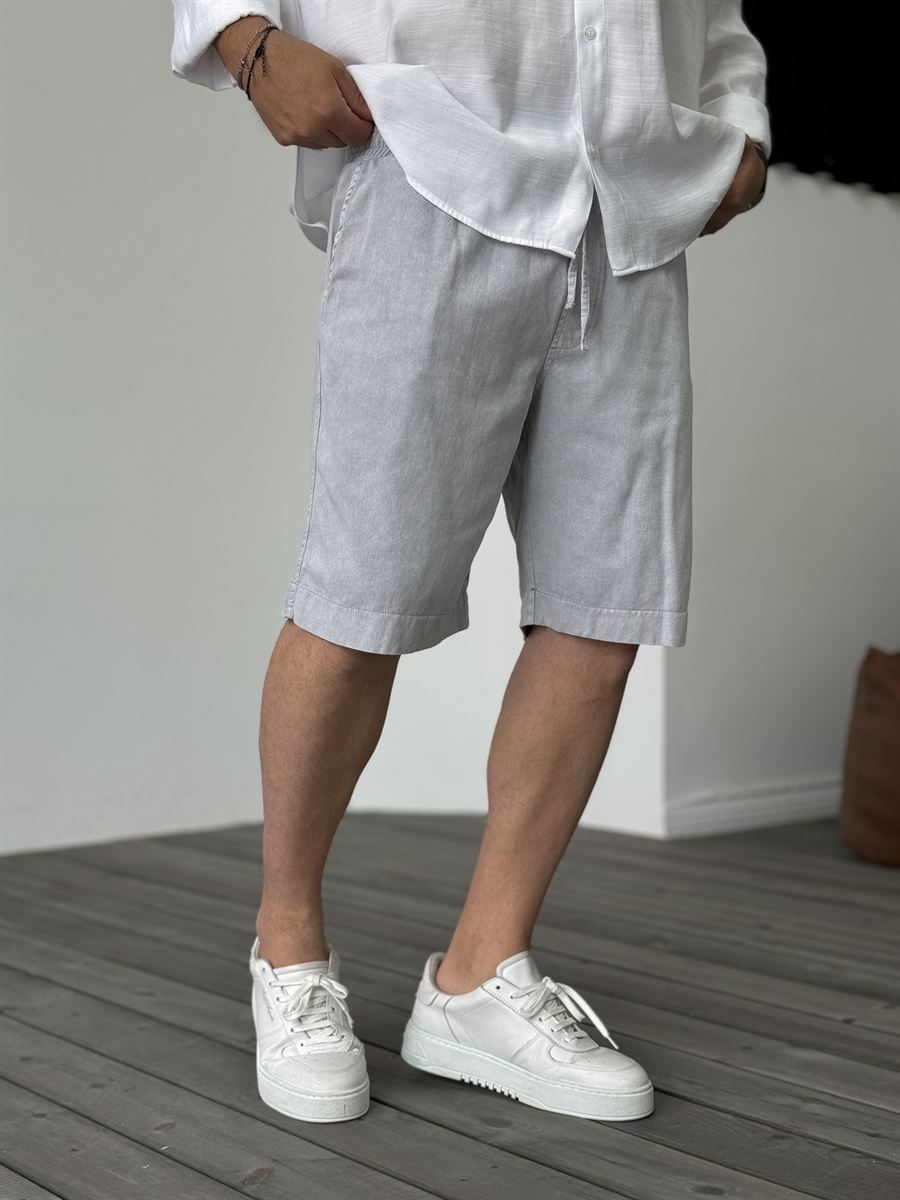 RS Embroidered Washed Shorts