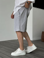 RS Embroidered Washed Shorts