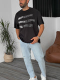 Enjoy Embossed Oversize T-Shirt