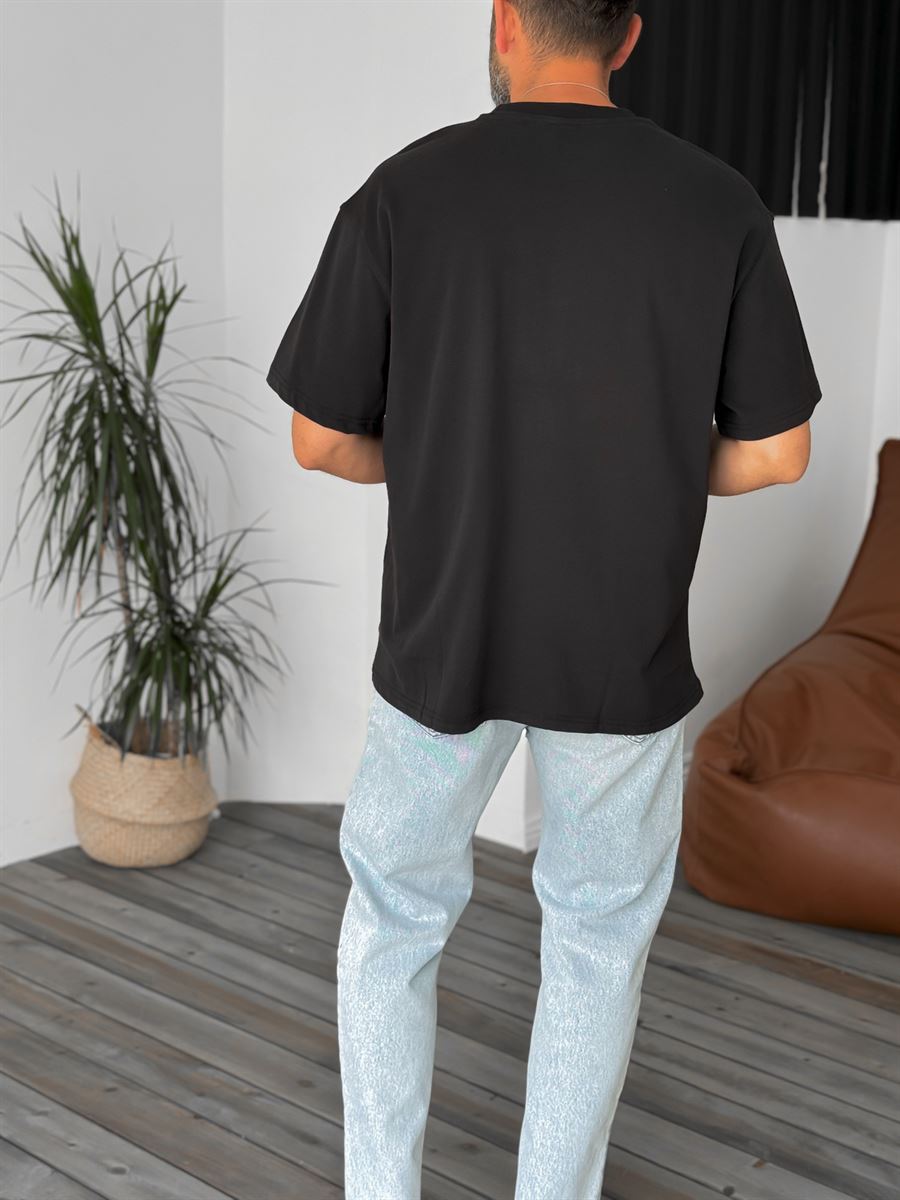 Enjoy Embossed Oversize T-Shirt