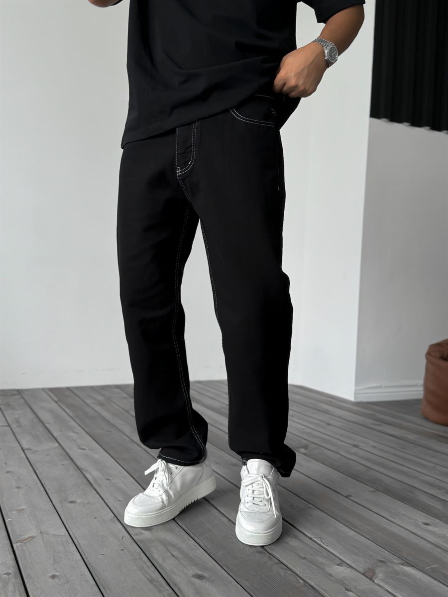 Stitched Baggy Jean