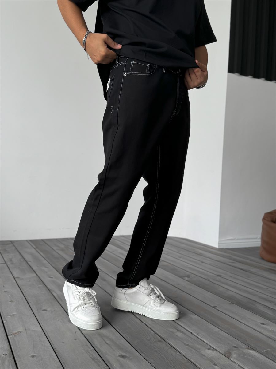 Stitched Baggy Jean