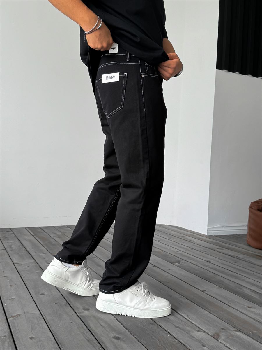 Stitched Baggy Jean