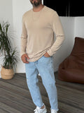 Cotton Long Sleeve Basic Sweat