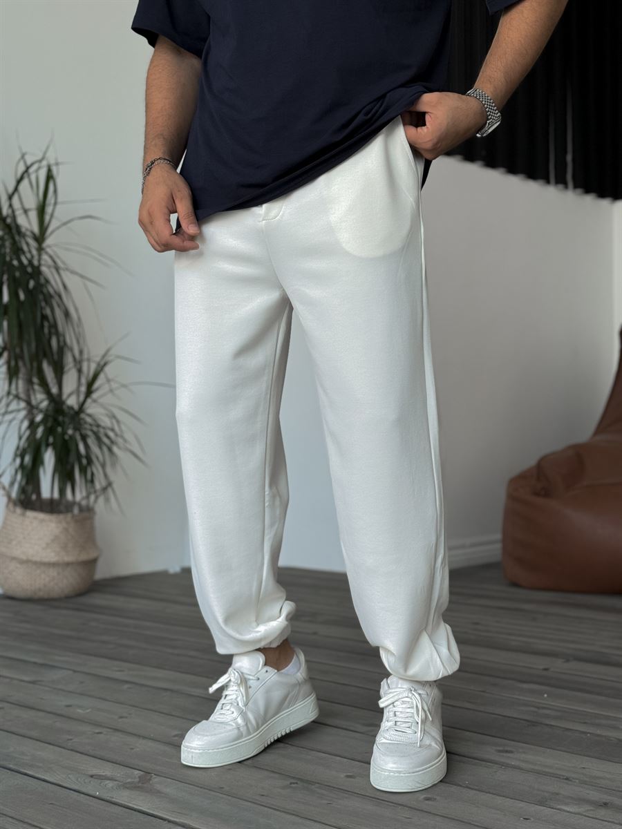 Elasticated Cotton Sweatpants