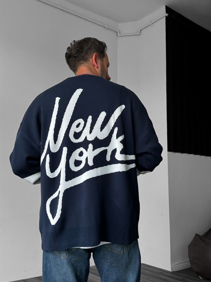 New York Knitted Sweatshirt