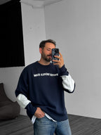 New York Knitted Sweatshirt