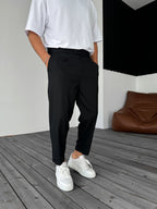 Trousers with Folded Hem