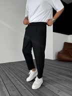 Trousers with Folded Hem