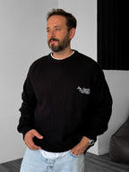 Los Angeles Embroidered Knitted Sweater