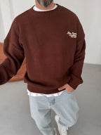 Los Angeles Embroidered Knitted Sweater