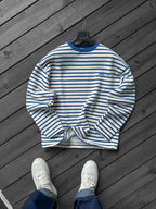 Royal Striped Sweatshirt