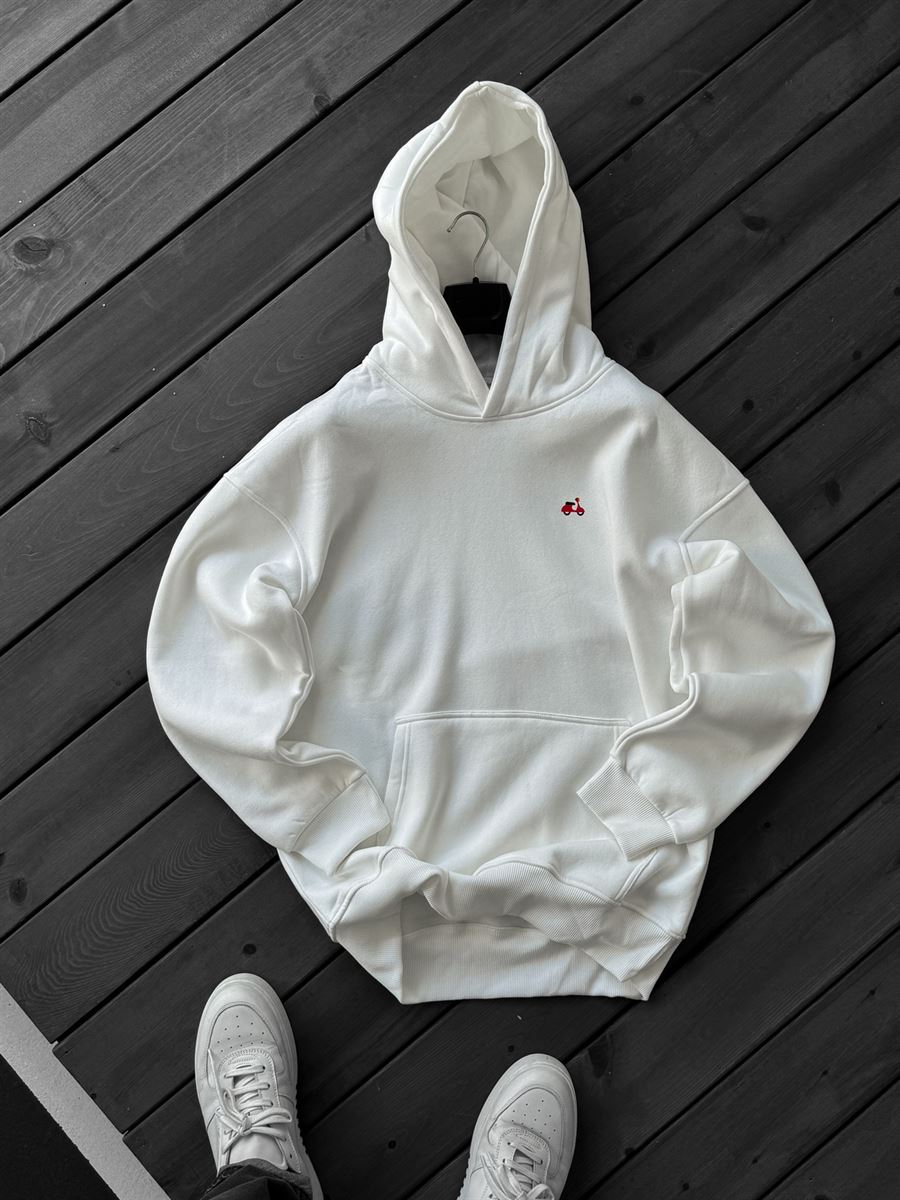 Scooter Printed Hooded Sweatshirt