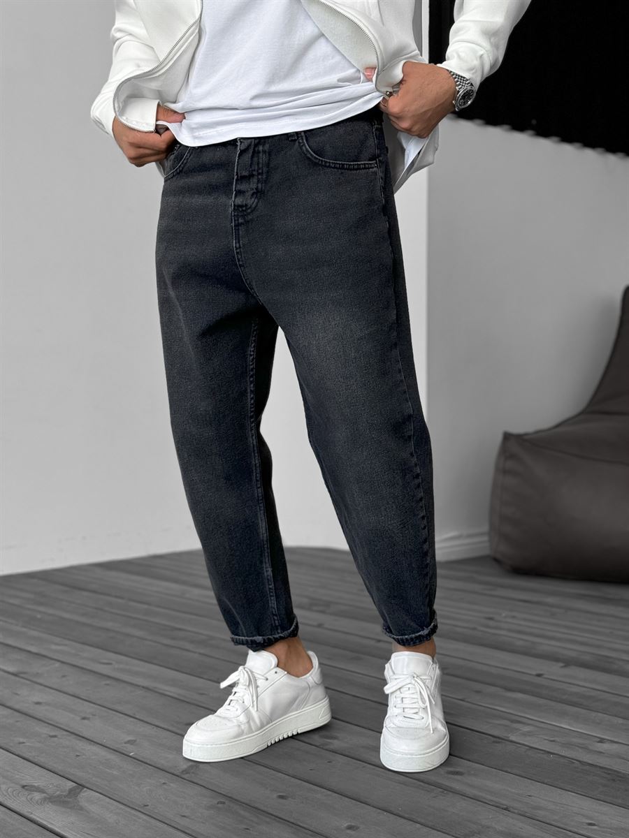 Black Washed Effect Boyfriend KE-246