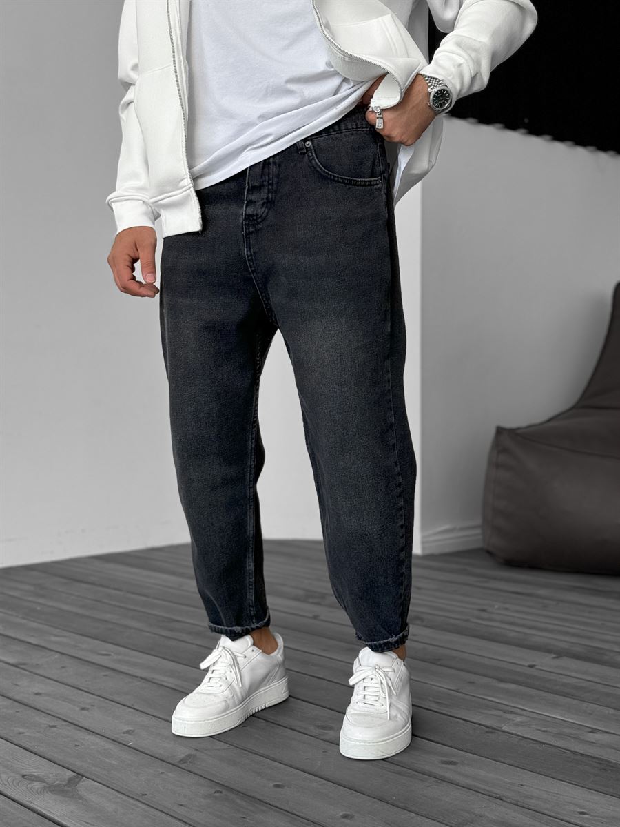 Black Washed Effect Boyfriend KE-246