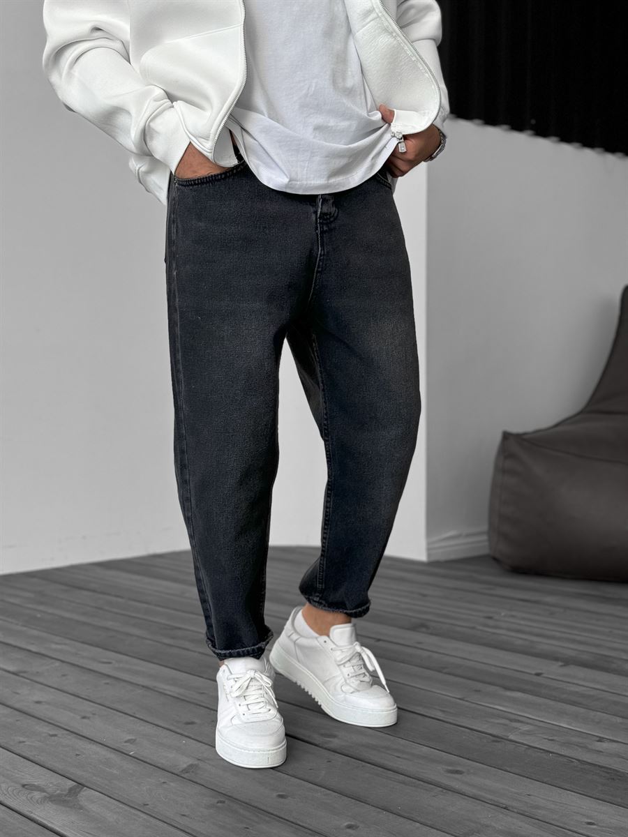 Black Washed Effect Boyfriend KE-246