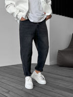 Black Washed Effect Boyfriend KE-246
