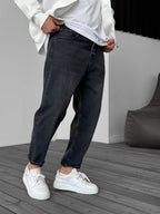 Black Washed Effect Boyfriend KE-246