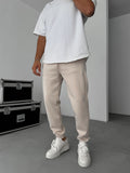 Elasticated Relaxed Basic Sweatpants