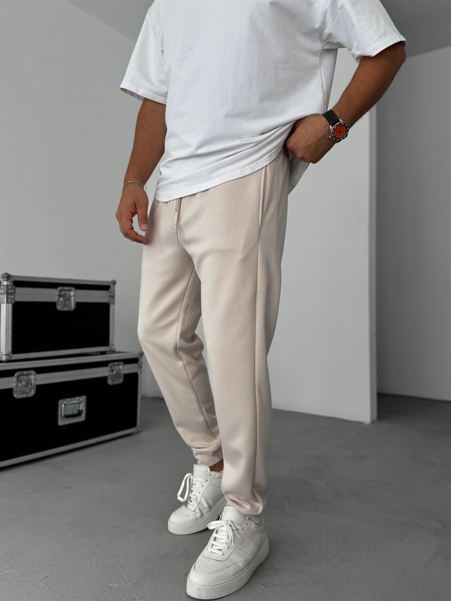 Elasticated Relaxed Basic Sweatpants