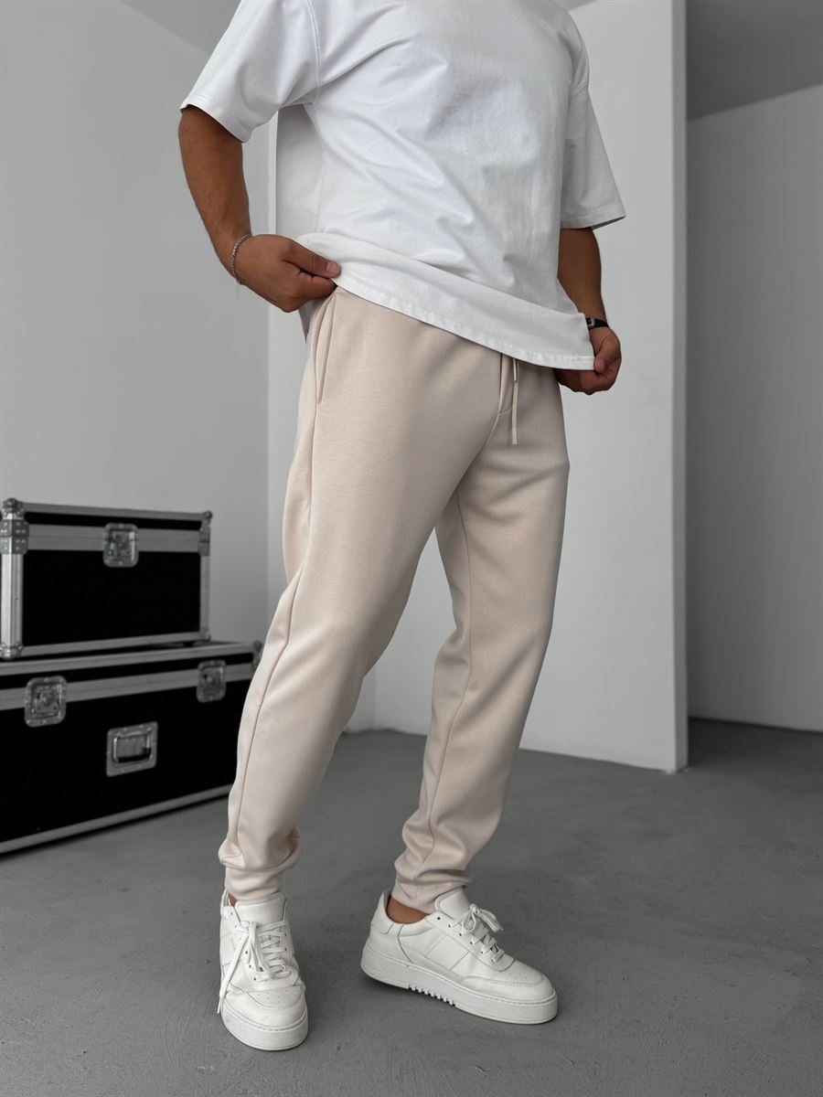 Elasticated Relaxed Basic Sweatpants