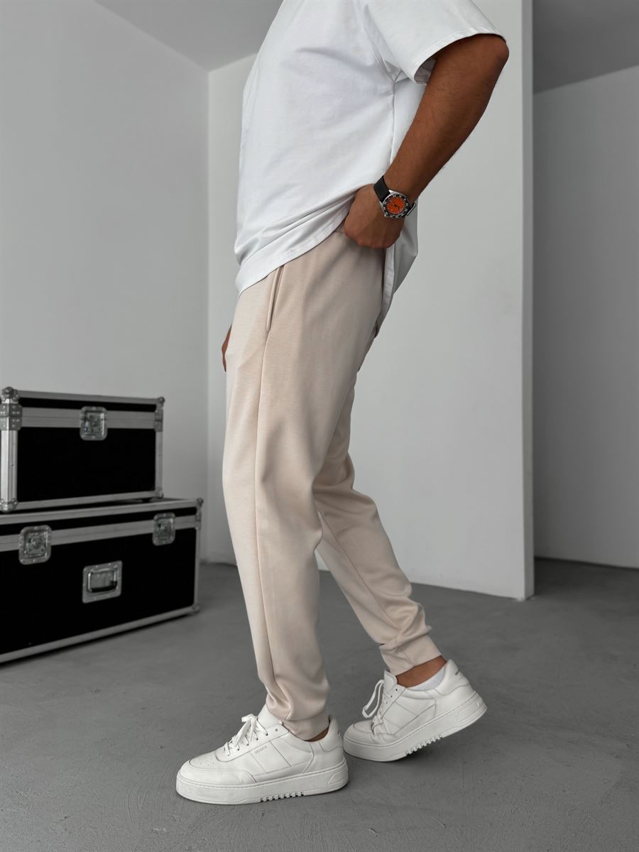 Elasticated Relaxed Basic Sweatpants