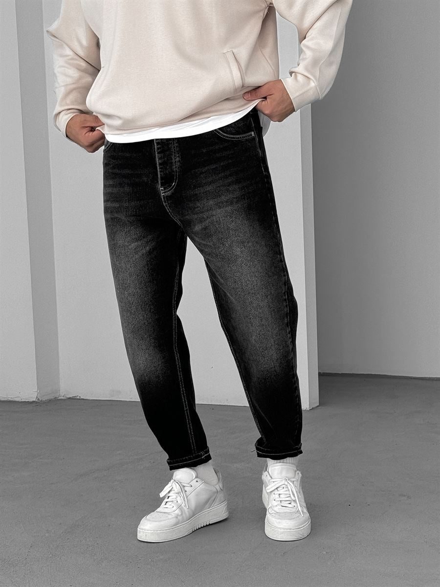 Stitched Washed Boyfriend