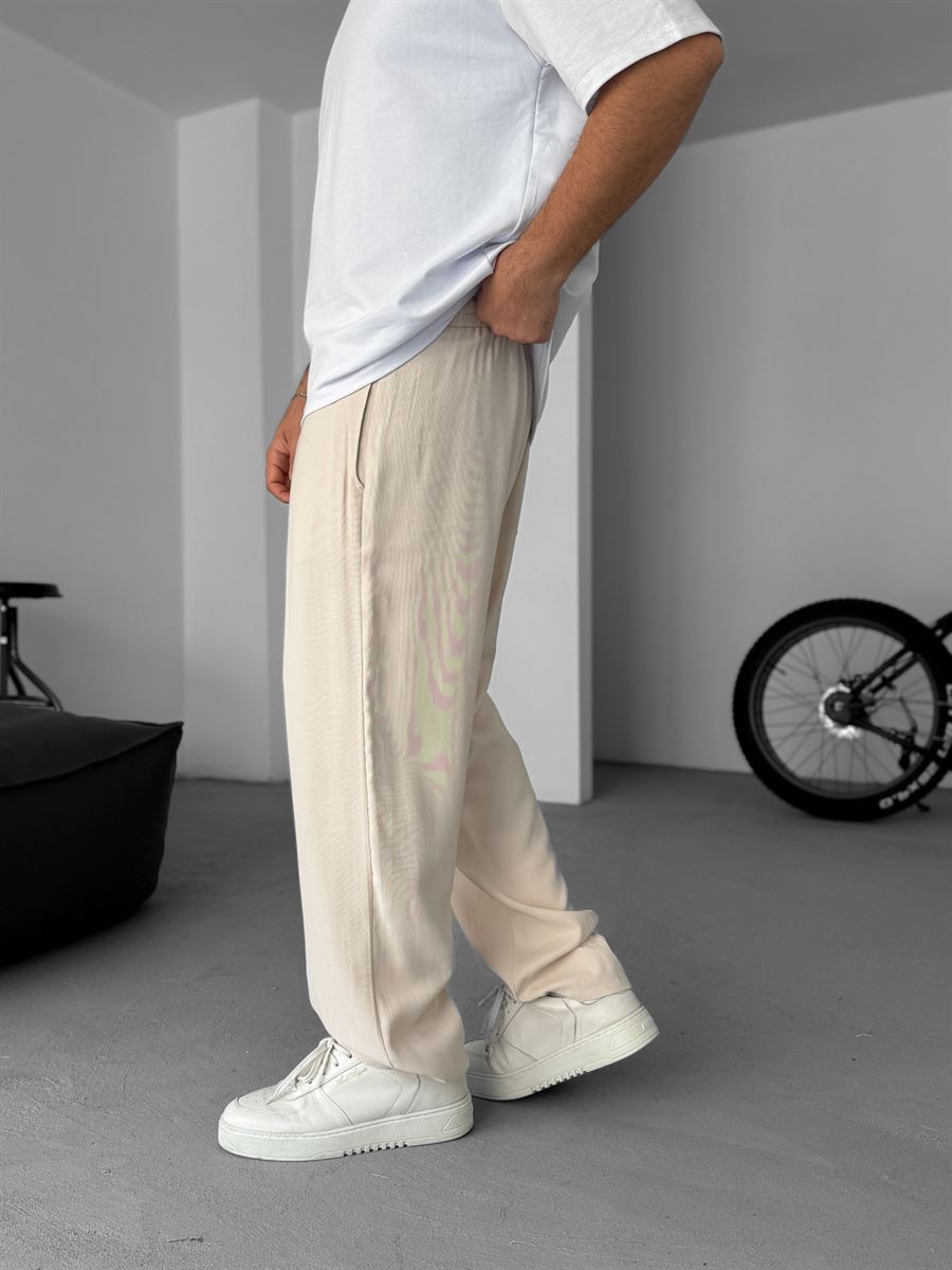 Double Fabric Baggy Pants