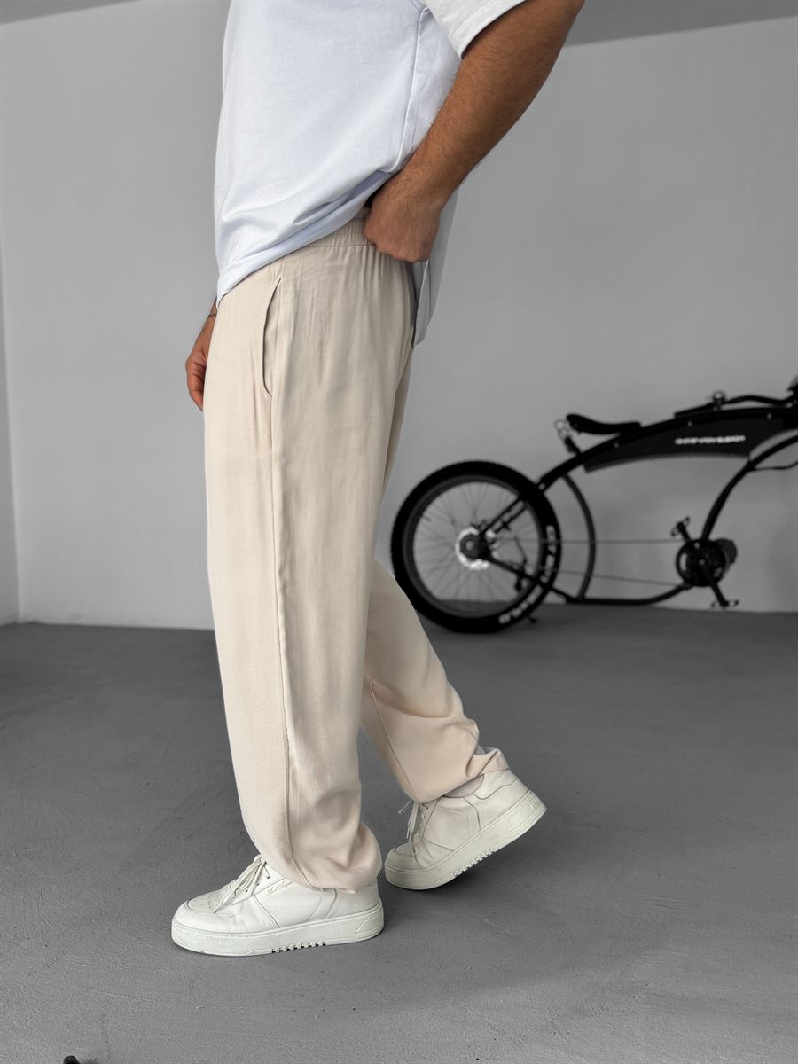 Double Fabric Baggy Pants