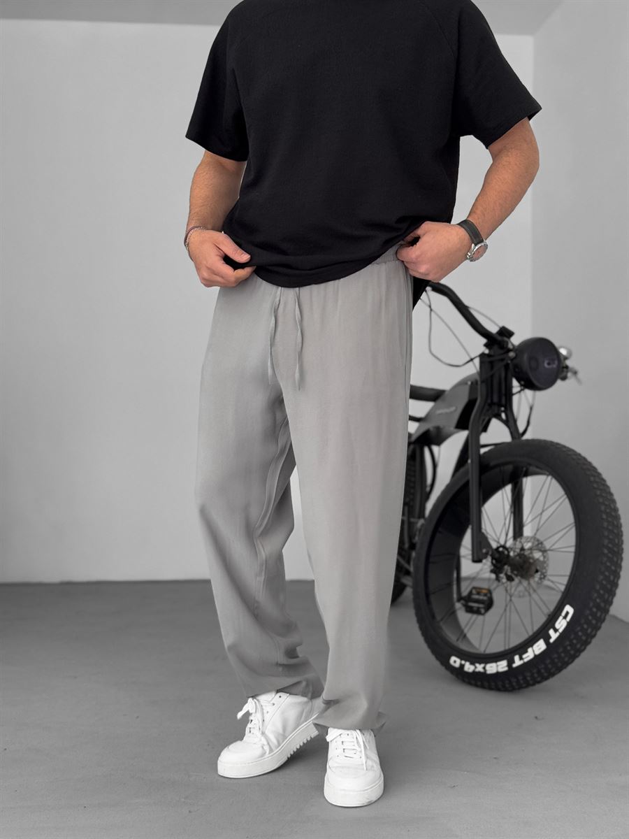 Double Fabric Baggy Pants