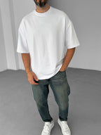 Plain Double-Thread Basic T-Shirt