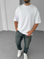 Plain Double-Thread Basic T-Shirt