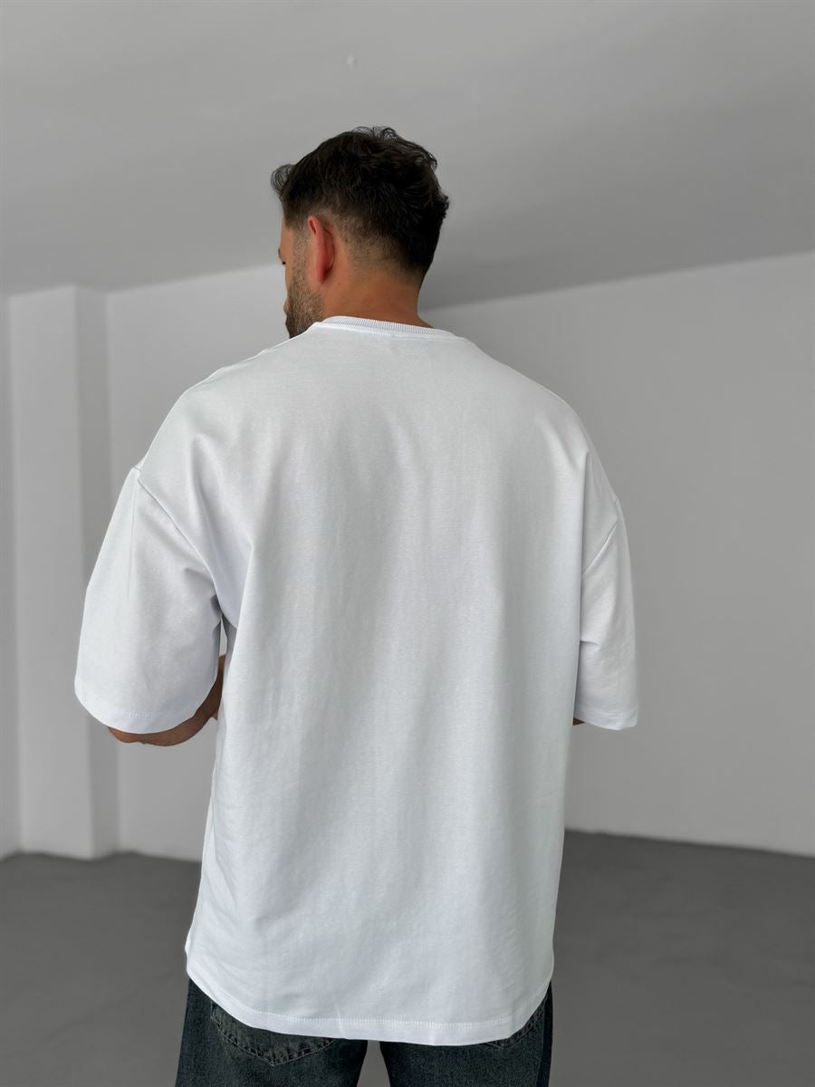 Plain Double-Thread Basic T-Shirt