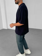 Plain Double-Thread Basic T-Shirt