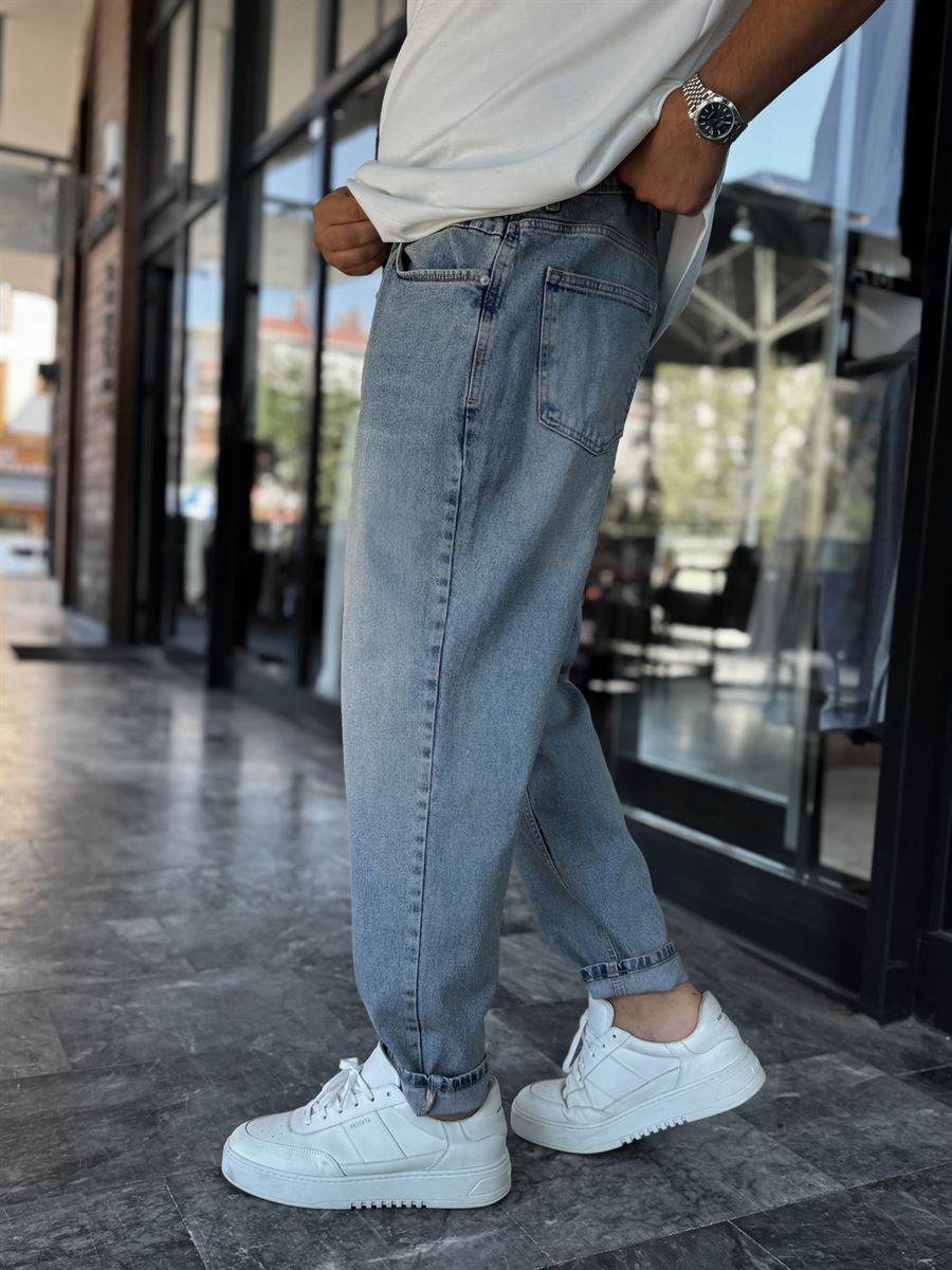 Ice Blue Wash Boyfriend DF-3477
