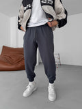 Ribbed Double-Thread Sweatpants