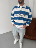 Striped Hong Kong Embroidered Sweatshirt