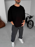 Lycra Elbow-Length Sleeve T-Shirt