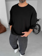 Lycra Elbow-Length Sleeve T-Shirt