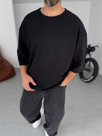 Lycra Elbow-Length Sleeve T-Shirt